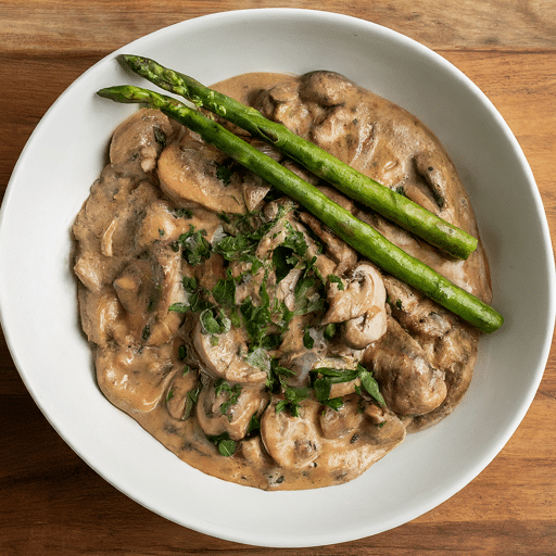 Vegan Mushroom Stroganoff