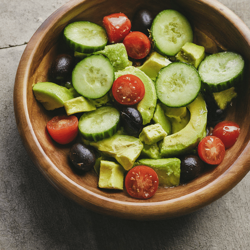 Avocado Cucumber Salad