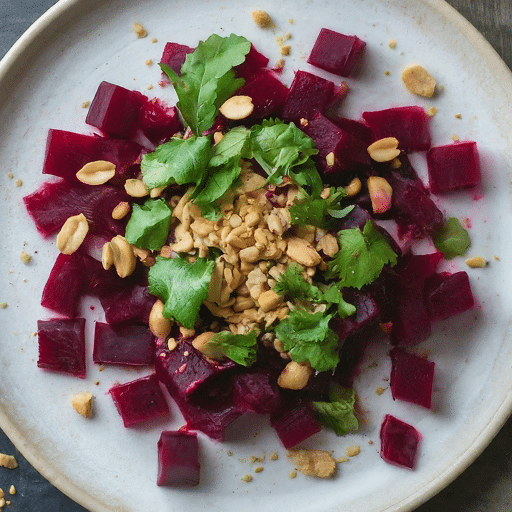 Beetroot and Peanut Salad