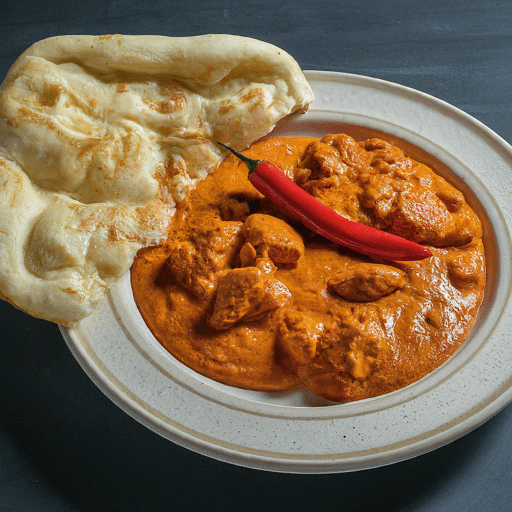 Classic Butter Chicken and Naan