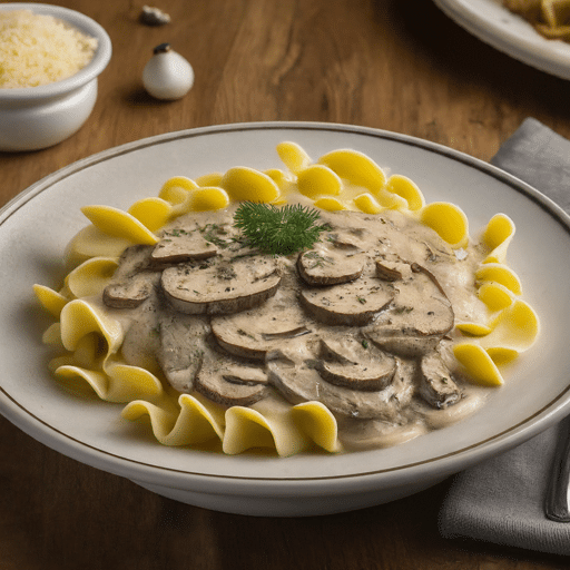 Creamy Mushroom Stroganoff