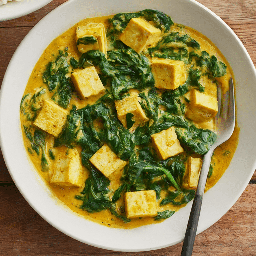 Creamy Spinach and Tofu Curry