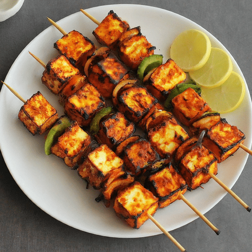 Grilled paneer tikka