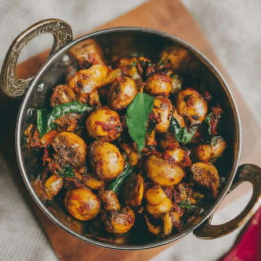 Mushroom Fry Goan Style 