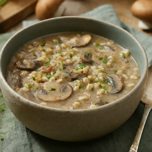 Mushroom and Barley Soup