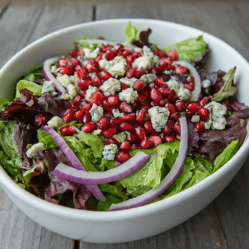 Pomegranate and Mixed Greens Salad