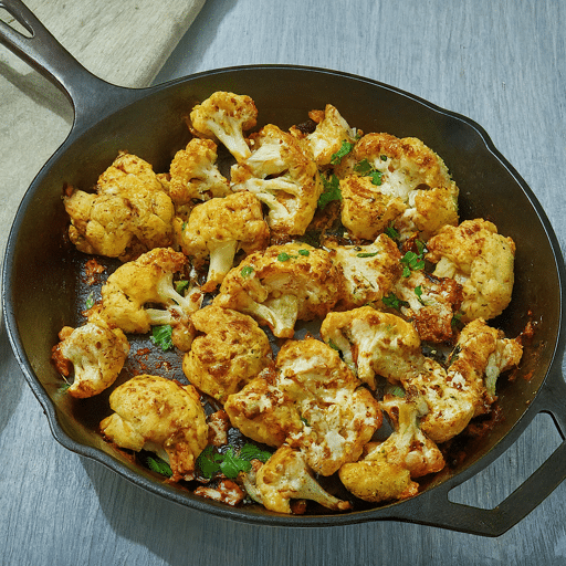 Roasted Spicy Cauliflower