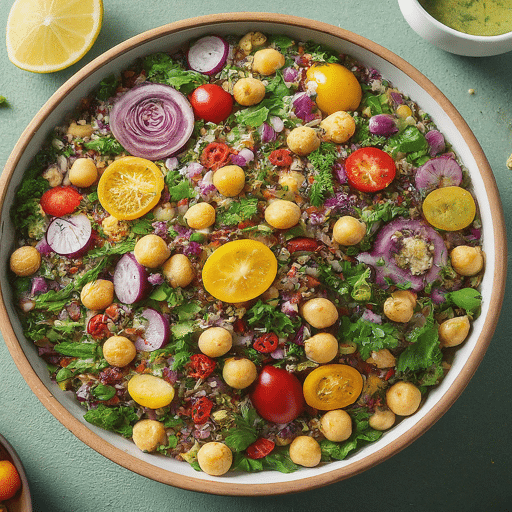 Spiced Quinoa and Chickpea Salad