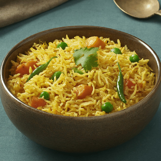 Veg Pulao with Pre-cooked Rice