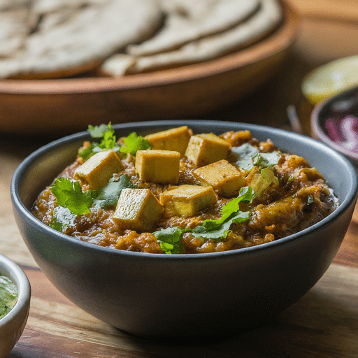 Baingan Bharta with Tofu or Low Fat Paneer