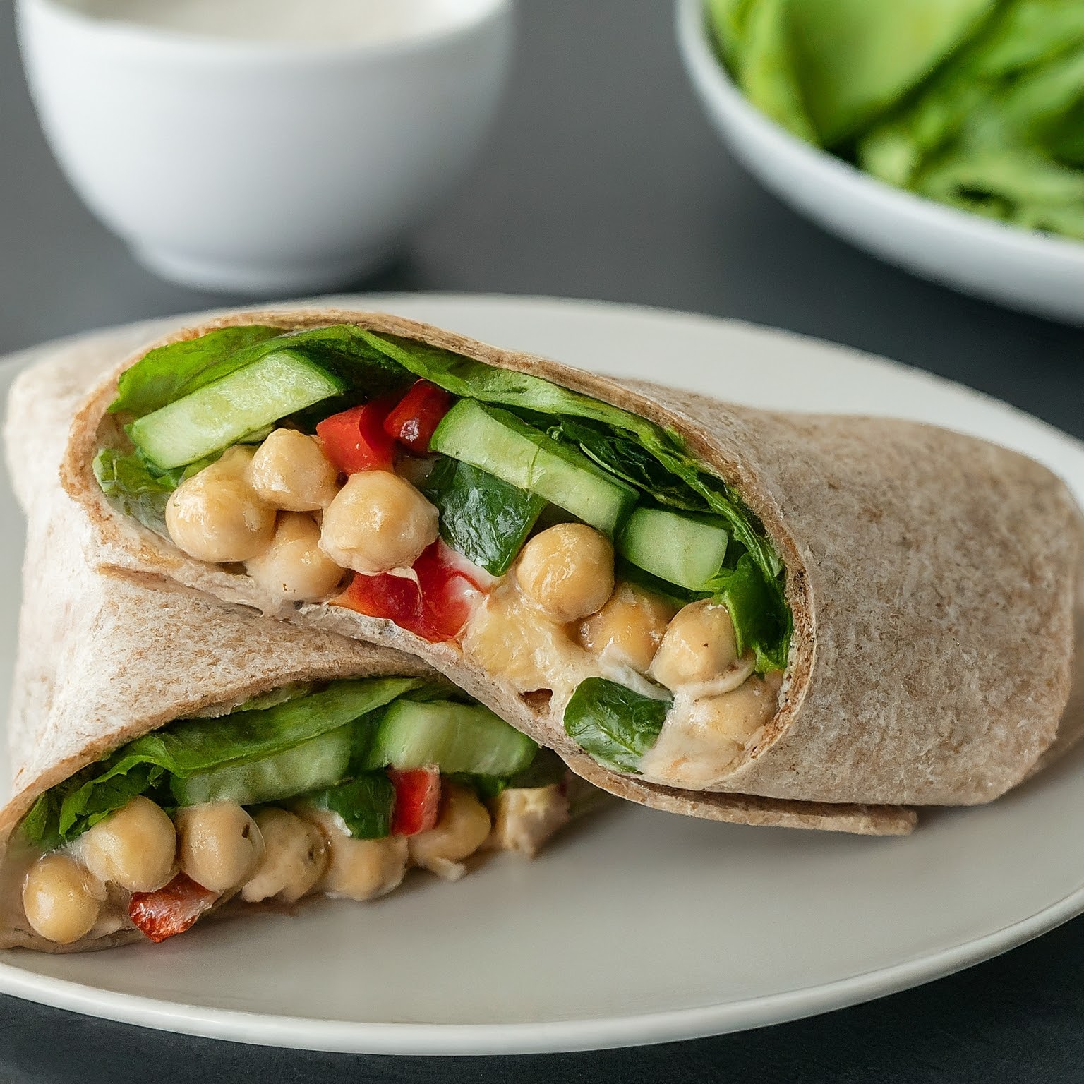 Chickpea Salad Wrap