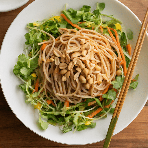 Chilled Peanut Noodle Salad