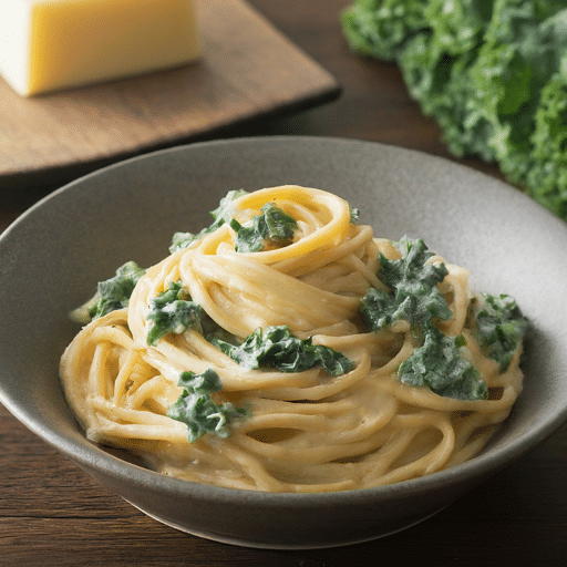 Creamy Kale pasta