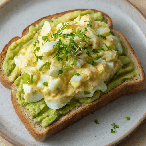 Egg Salad Avocado toast