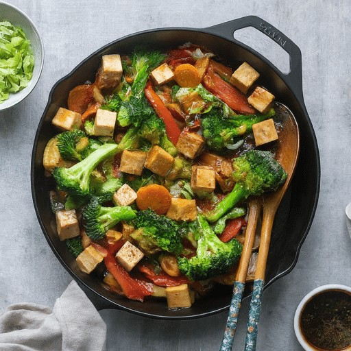 One-Pan Asian Tofu Stir Fry