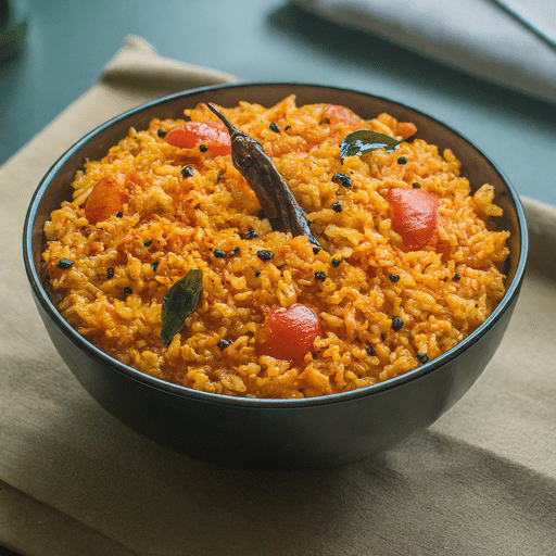 Tomato Rice (Thakkali Sadam)