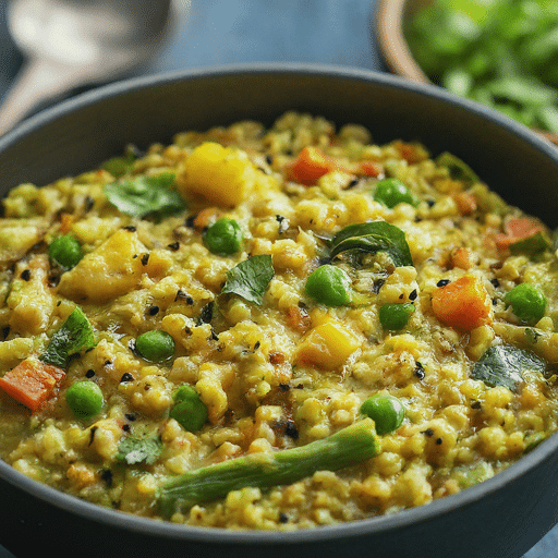 Vegetable Jowar Khichdi