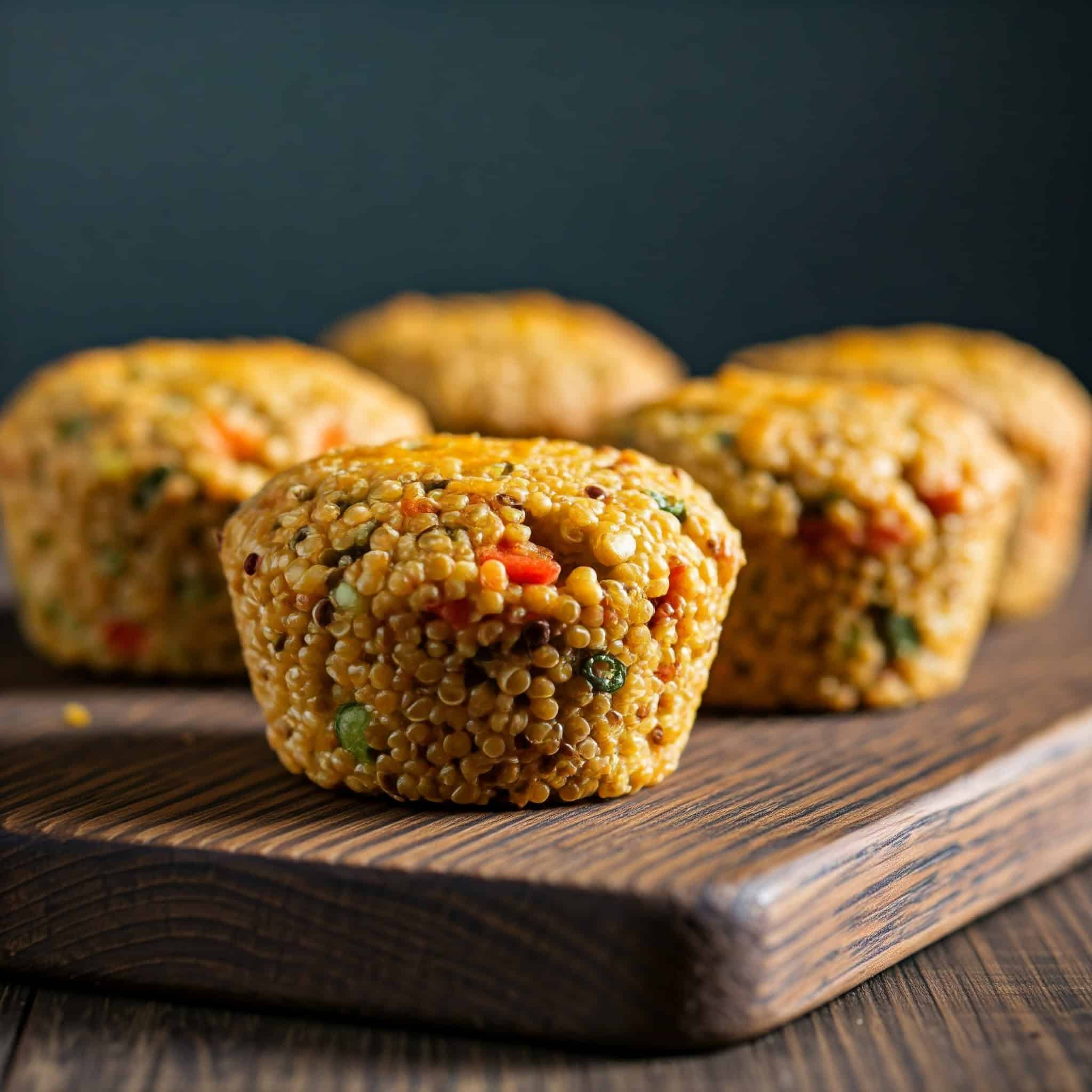 Cheesy Veggie Quinoa Bites