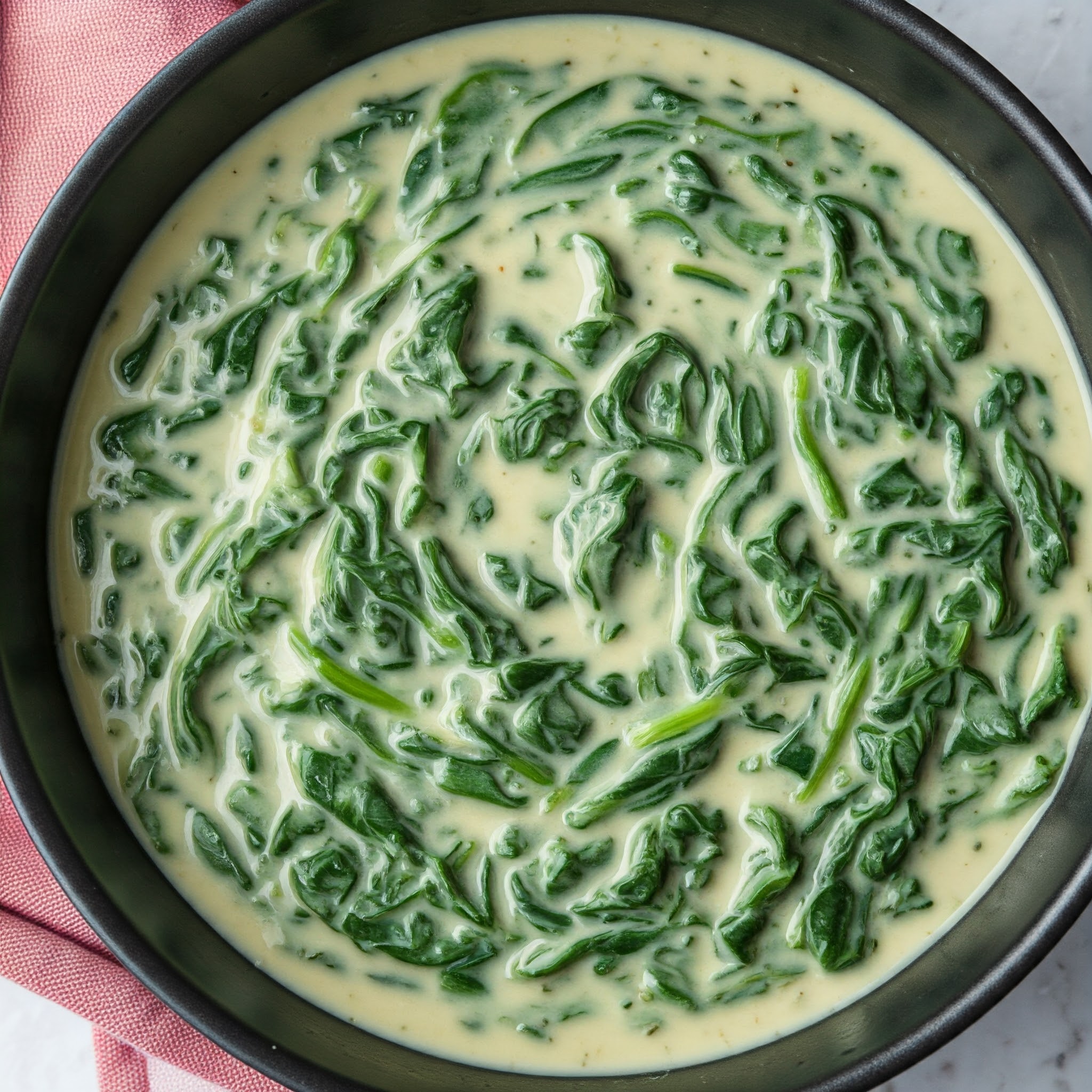 Easy Creamed Spinach