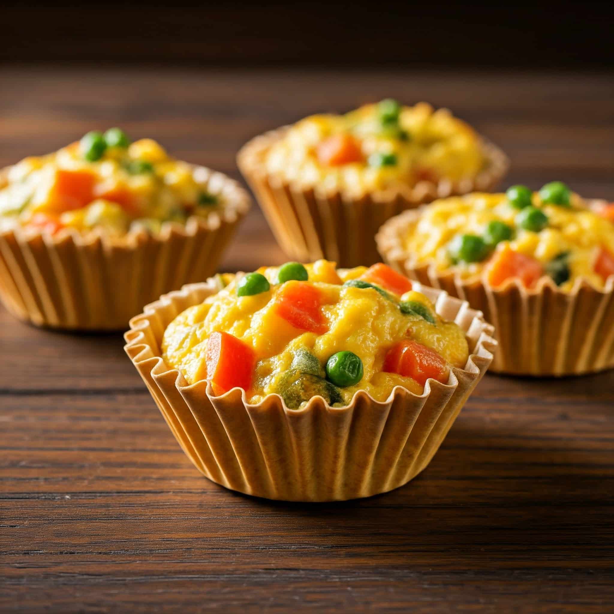 Mini Egg Muffin Cups with Mixed Vegetables