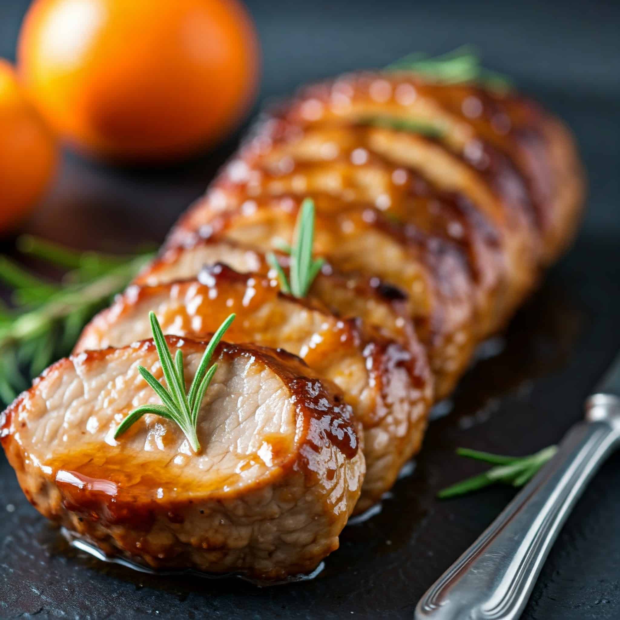 Pork Tenderloin with Clementine Glaze