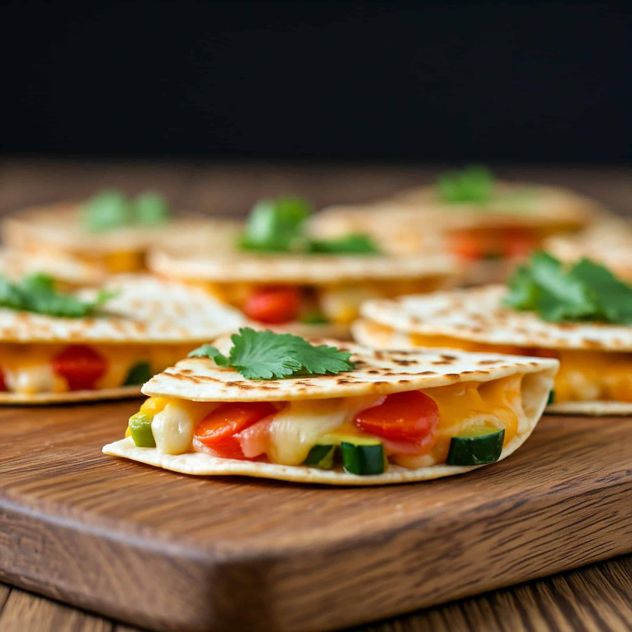 Veggie Loaded Mini Quesadillas