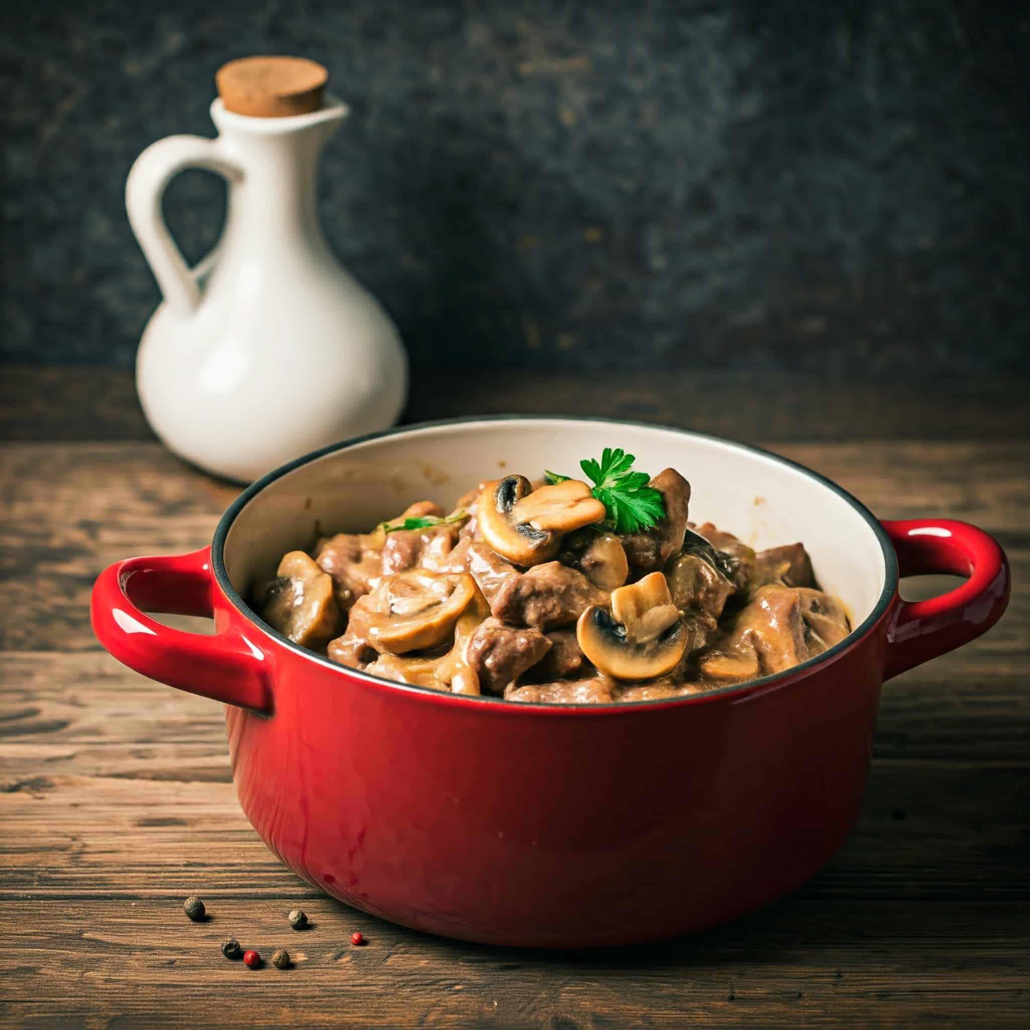 Beef Stroganoff with Mushroom