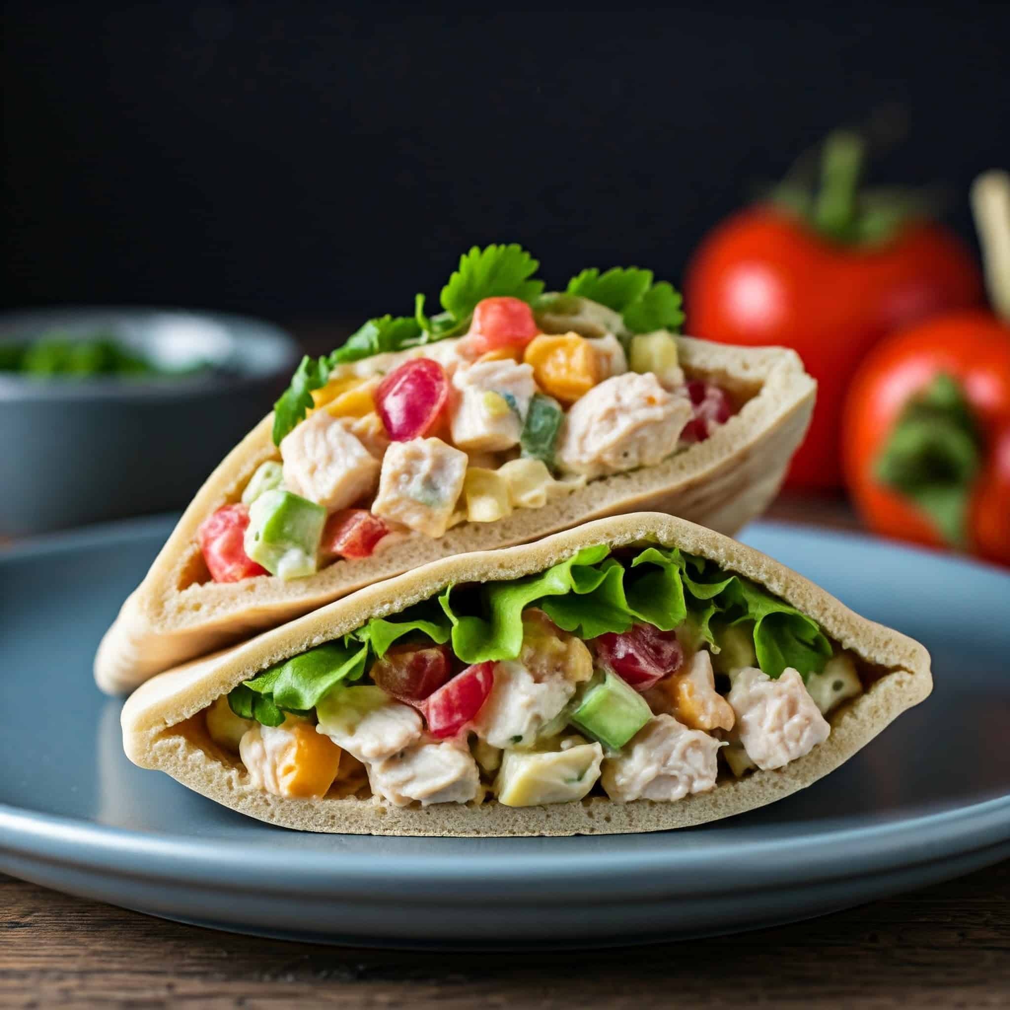 Chicken Salad Pita Pockets