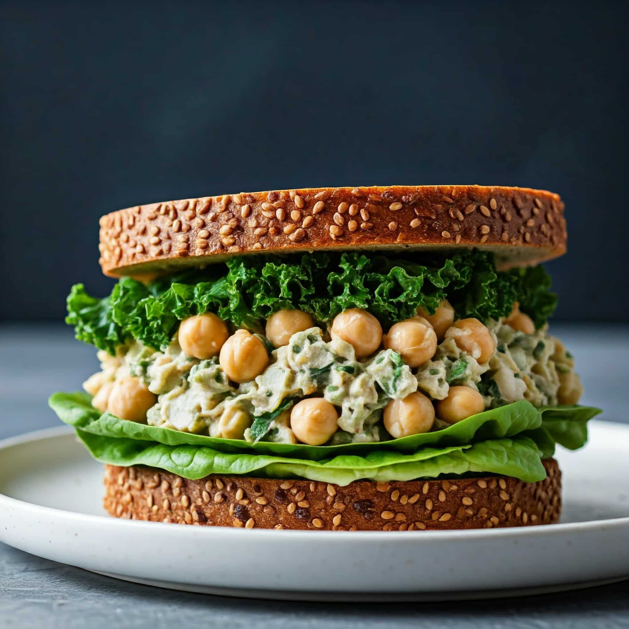 Chickpea salad sandwich