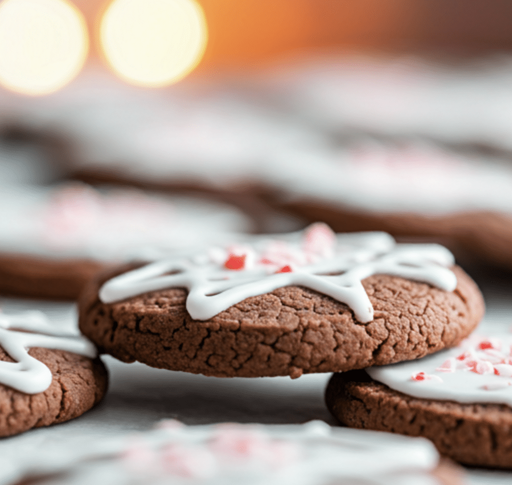 Chocolate Peppermint Paleo Sugar Cookies