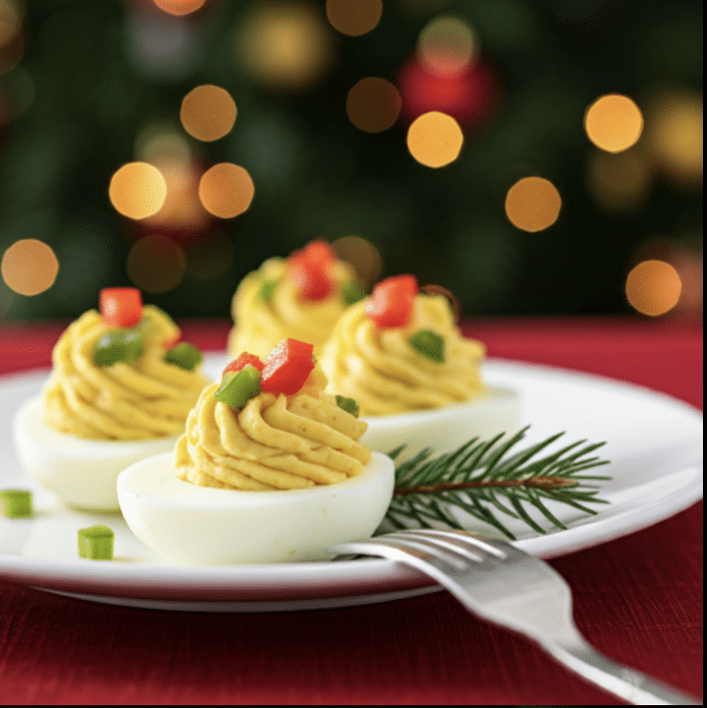 Christmas Deviled Eggs