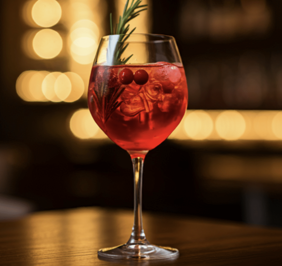 Cranberry Aperol Spritz