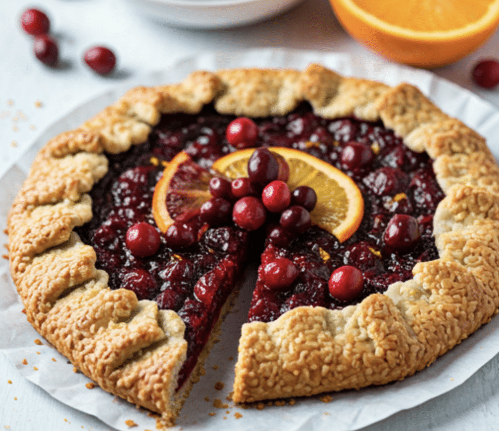 Cranberry Orange Gluten Free Galette