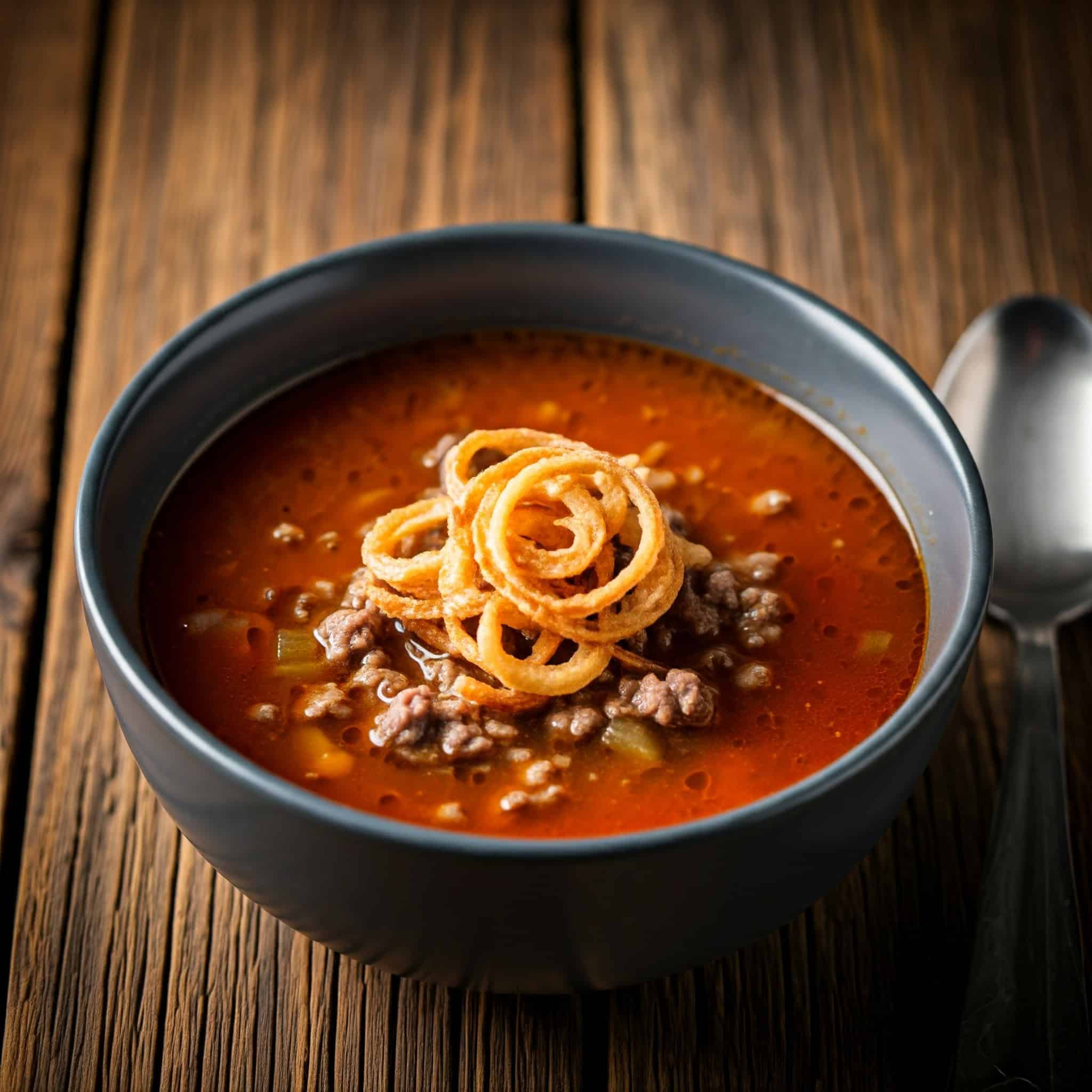 Hamburger soup