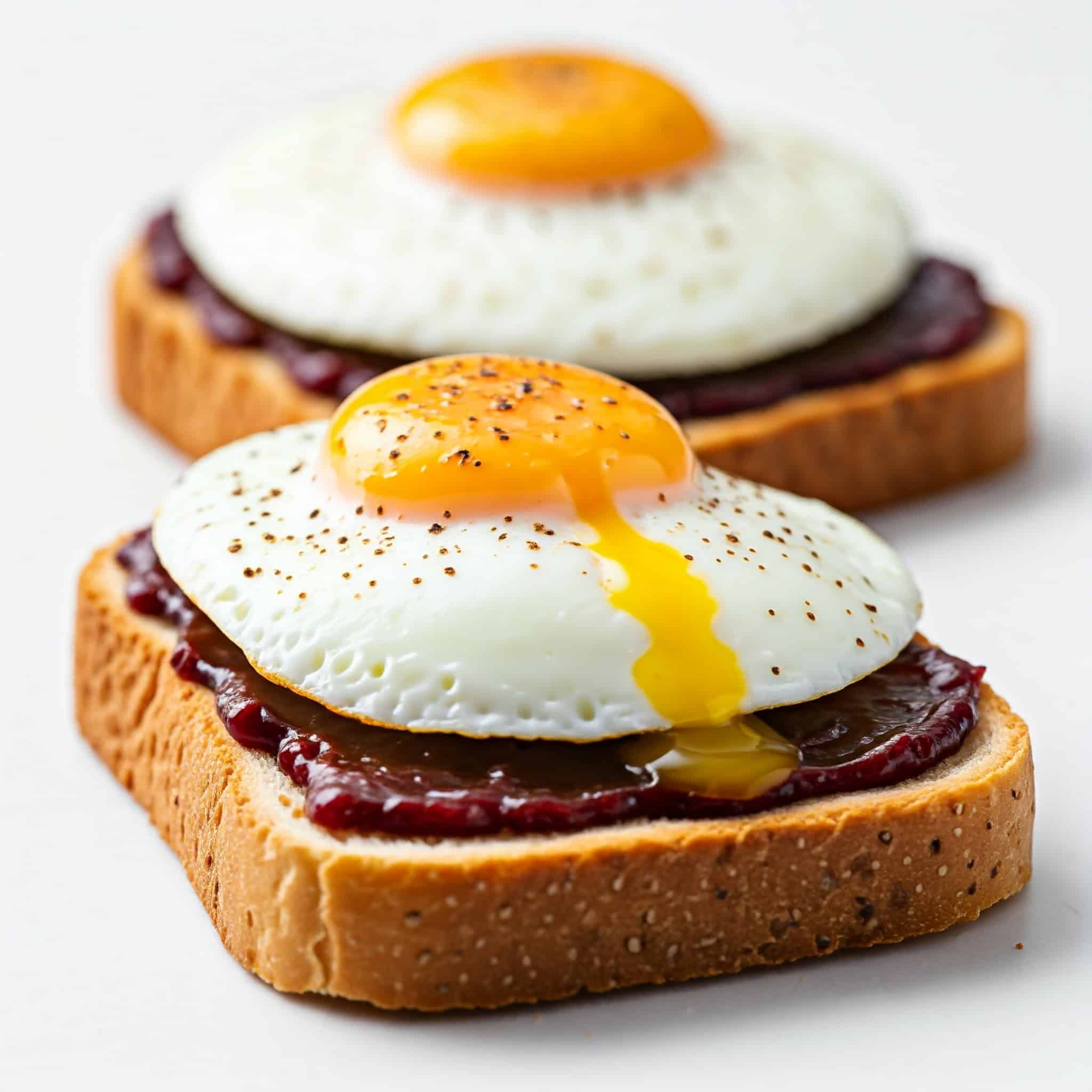 Jammy egg toast