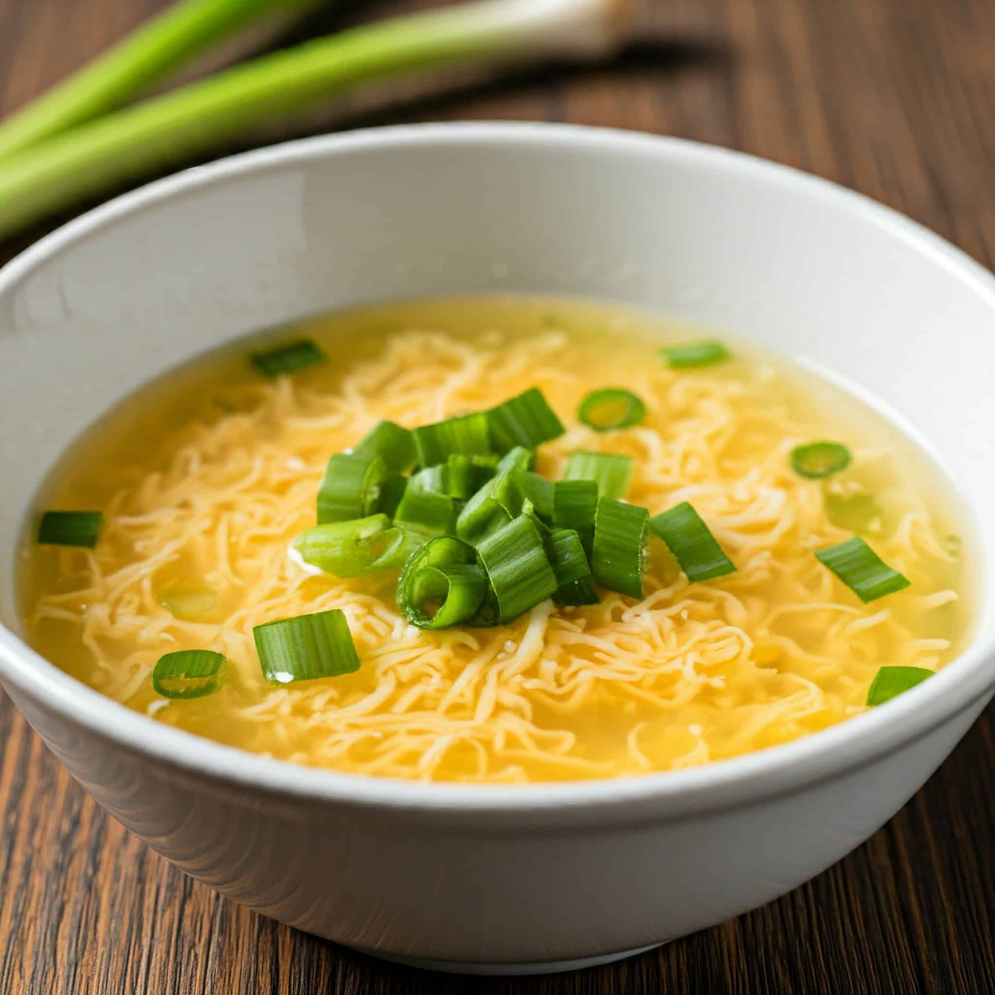 Keto egg drop soup