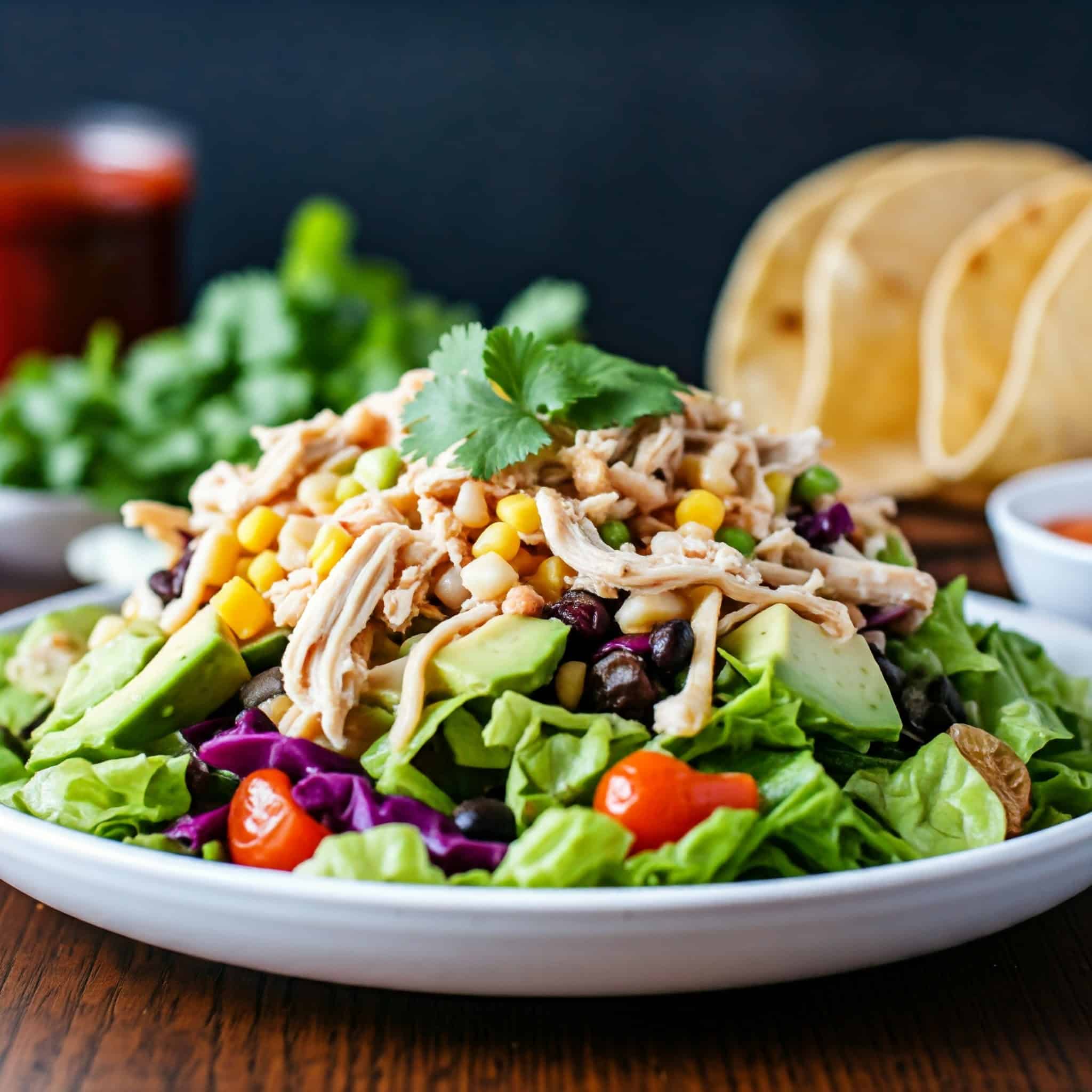 Make Ahead Chicken Taco Salad