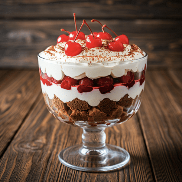 Panettone Chocolate and Cherry Trifle