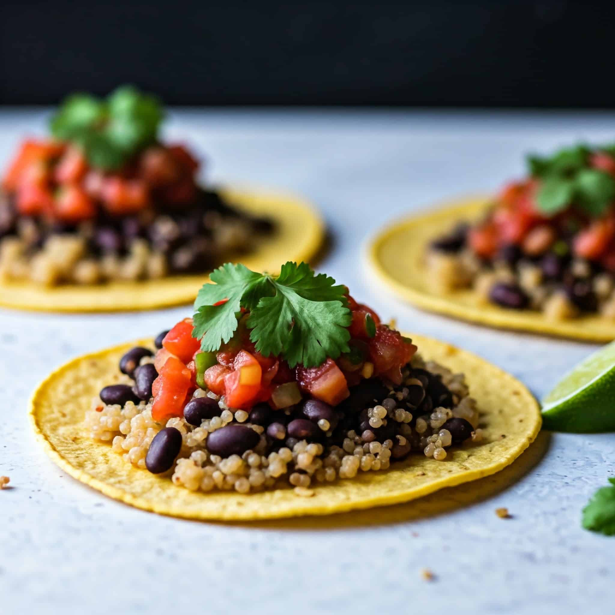 Quinoa Black Bean Tacos