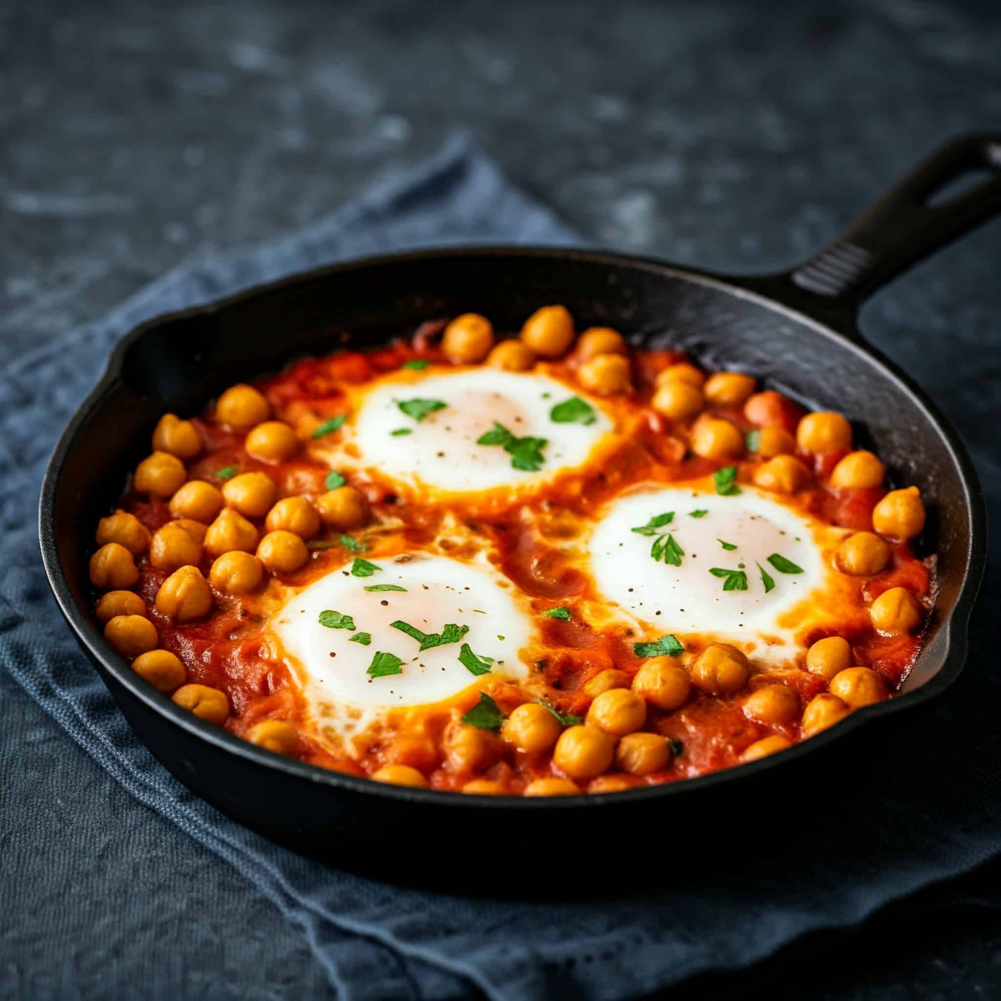 Shakshuka with chickpeas