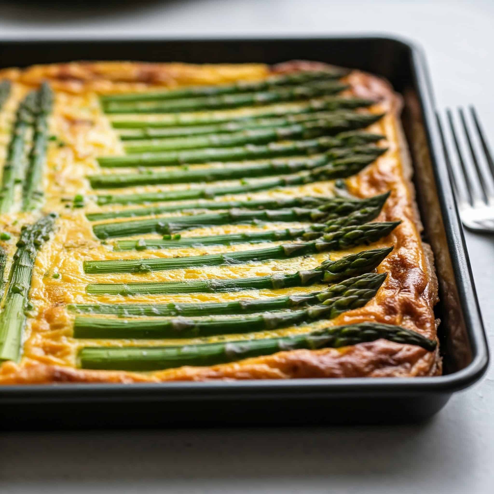 Sheet Pan Asparagus Frittata