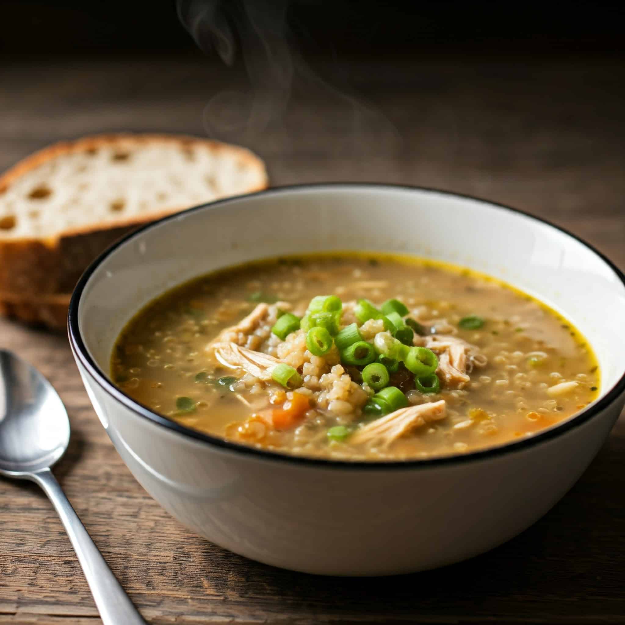 Smoky Chicken Quinoa Soup