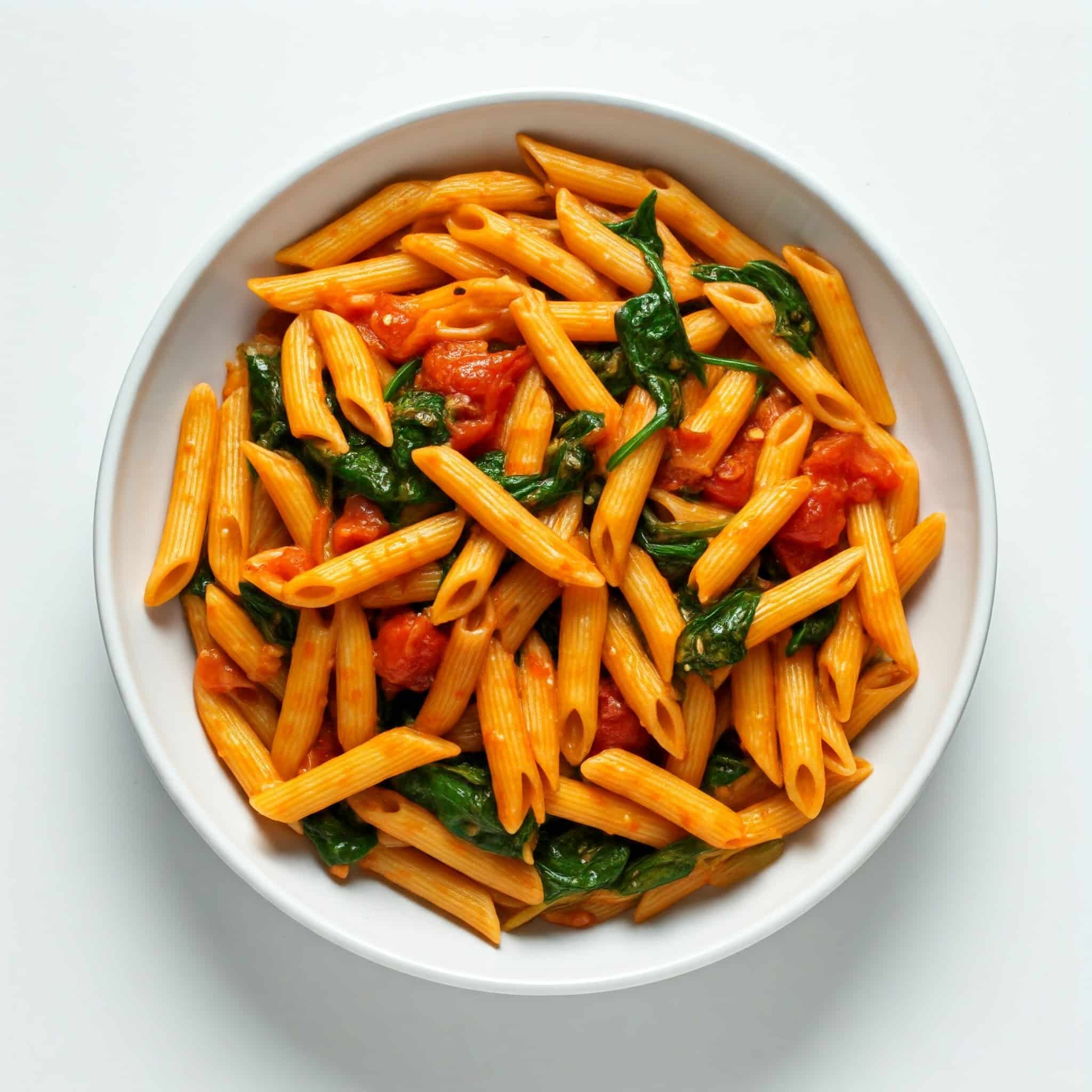 Tomato and Spinach One-pot pasta