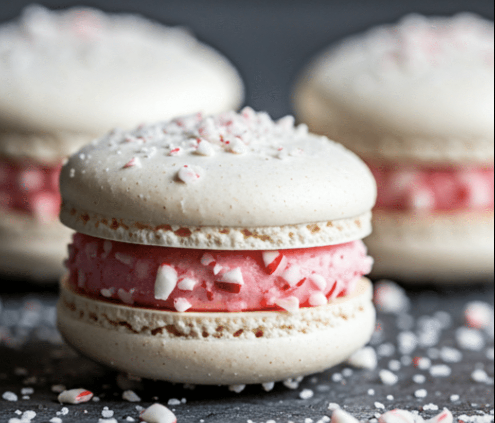 peppermint macaroons