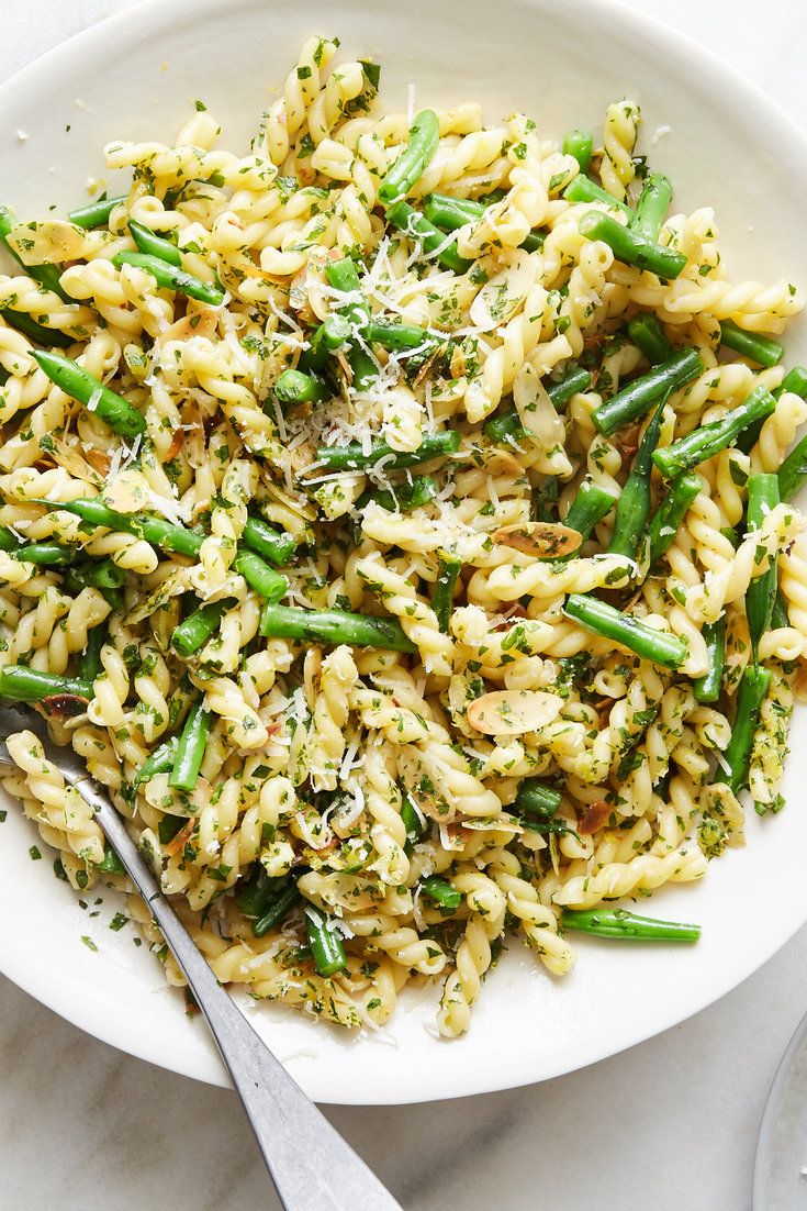 Lemon Green Bean Pasta