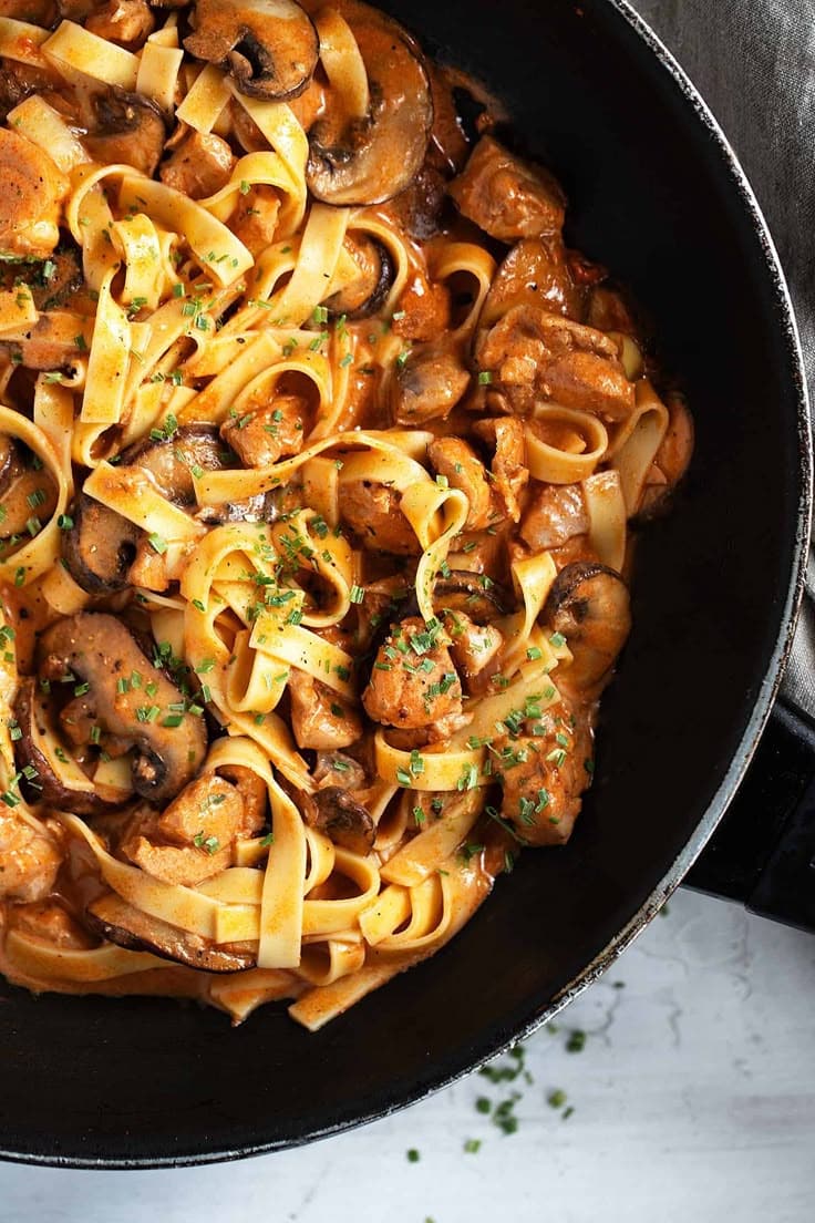 Mushroom Stroganoff