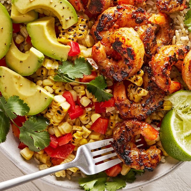 Blackened Shrimp Bowls