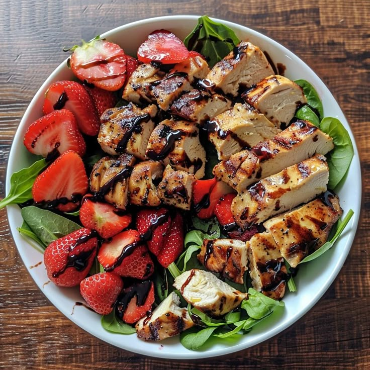 Strawberry Jalape o Chicken Salad